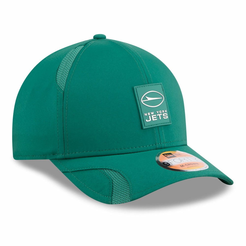 New York Jets New Era 2025 Sideline M-Crown 9FORTY Adjustable Hat