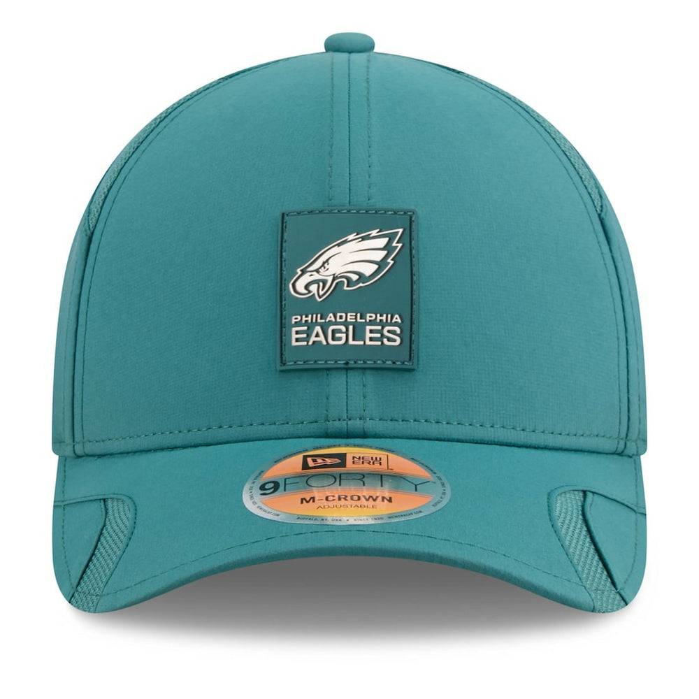 Philadelphia Eagles New Era 2025 Sideline M-Crown 9FORTY Adjustable Hat