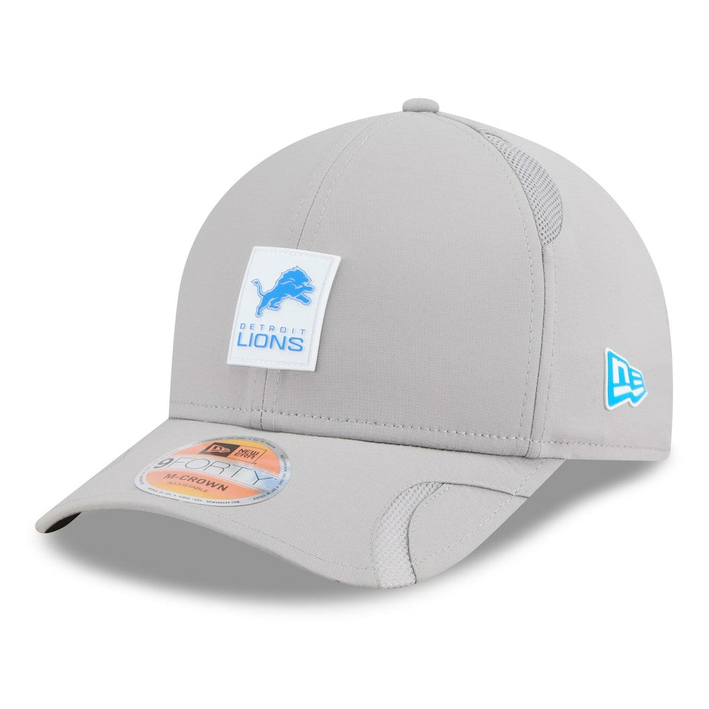 Detroit Lions New Era 2025 Sideline M-Crown 9FORTY Adjustable Hat