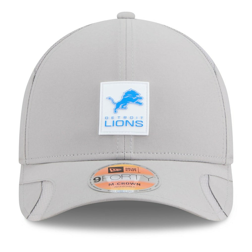 Detroit Lions New Era 2025 Sideline M-Crown 9FORTY Adjustable Hat