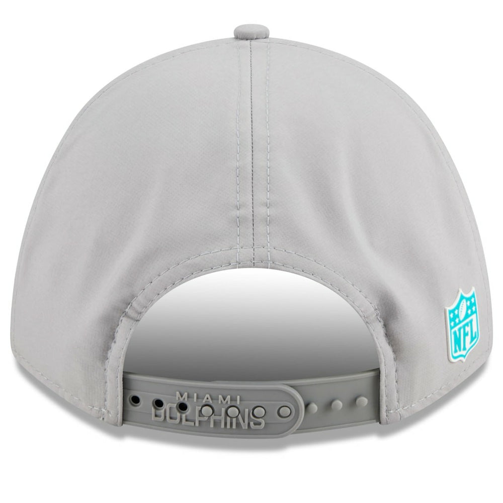 Miami Dolphins New Era 2025 Sideline M-Crown 9FORTY Adjustable Hat