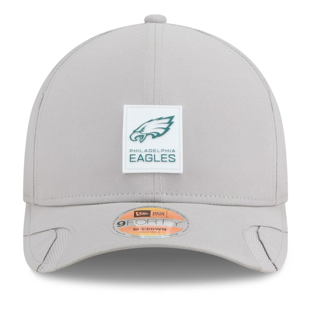 Philadelphia Eagles New Era 2025 Sideline M-Crown 9FORTY Adjustable Hat