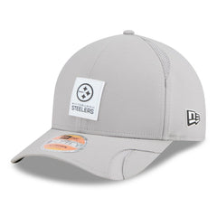 Pittsburgh Steelers New Era 2025 Sideline M-Crown 9FORTY Adjustable Hat