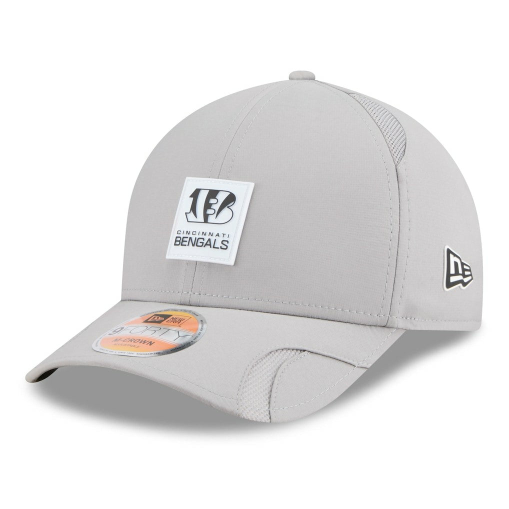 Cincinnati Bengals New Era 2025 Sideline M-Crown 9FORTY Adjustable Hat