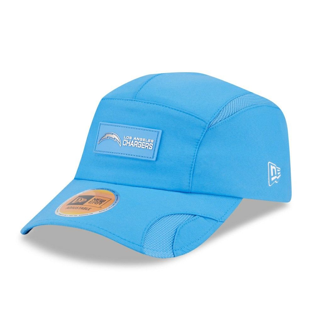 Los Angeles Chargers New Era 2025 Sideline Runner Adjustable Hat
