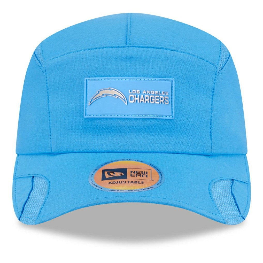 Los Angeles Chargers New Era 2025 Sideline Runner Adjustable Hat