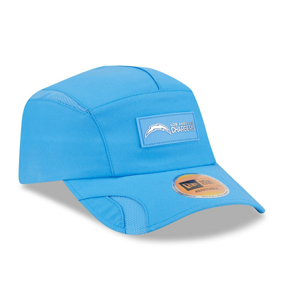 Los Angeles Chargers New Era 2025 Sideline Runner Adjustable Hat