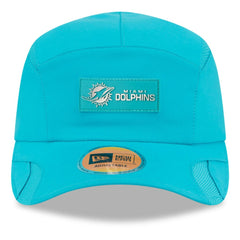 Miami Dolphins New Era 2025 Sideline Runner Adjustable Hat
