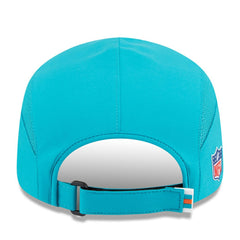 Miami Dolphins New Era 2025 Sideline Runner Adjustable Hat