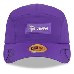 Minnesota Vikings New Era 2025 Sideline Runner Adjustable Hat