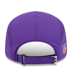 Minnesota Vikings New Era 2025 Sideline Runner Adjustable Hat