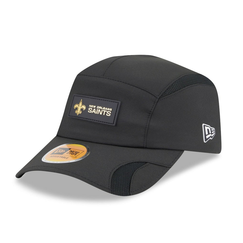 New Orleans Saints New Era 2025 Sideline Runner Adjustable Hat
