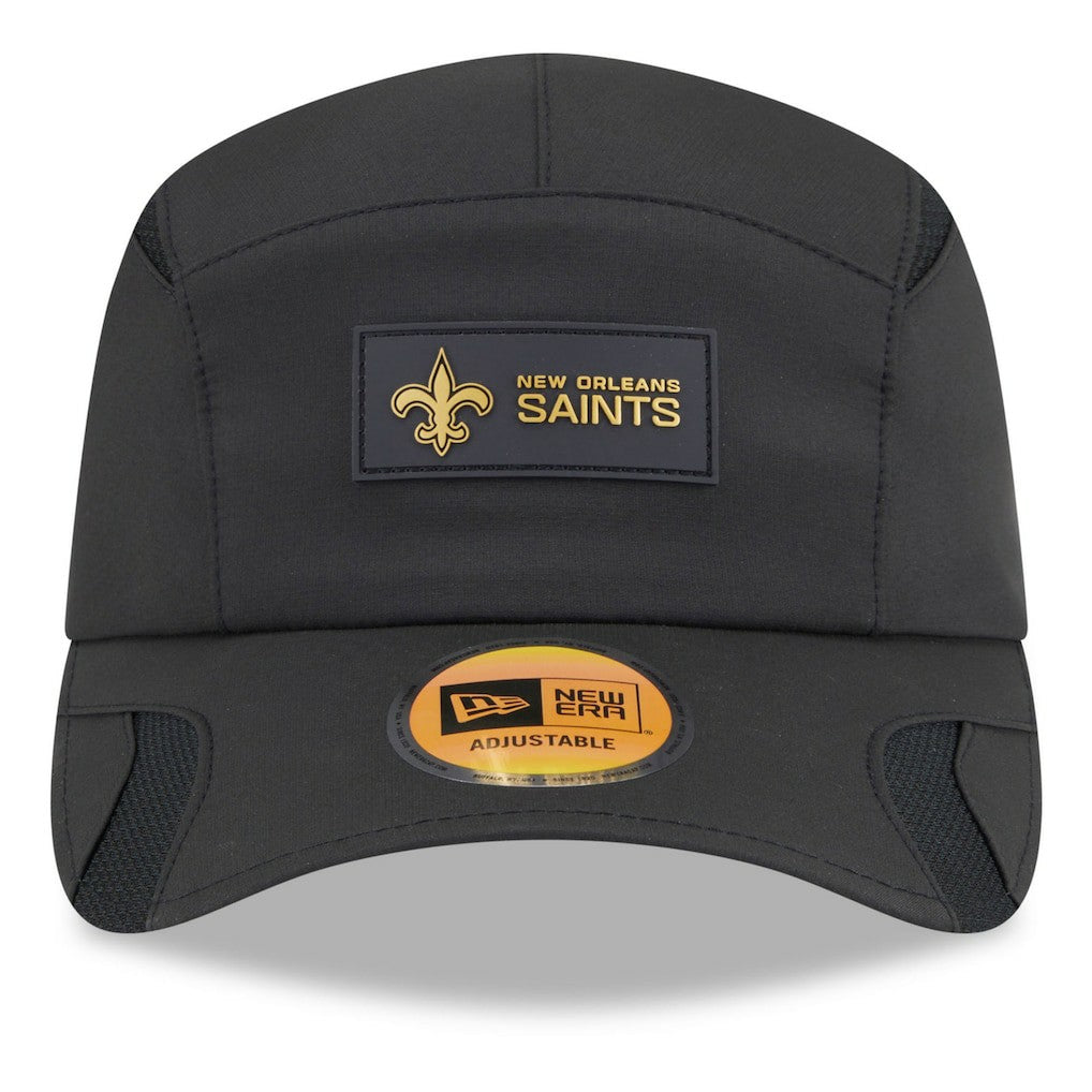 New Orleans Saints New Era 2025 Sideline Runner Adjustable Hat