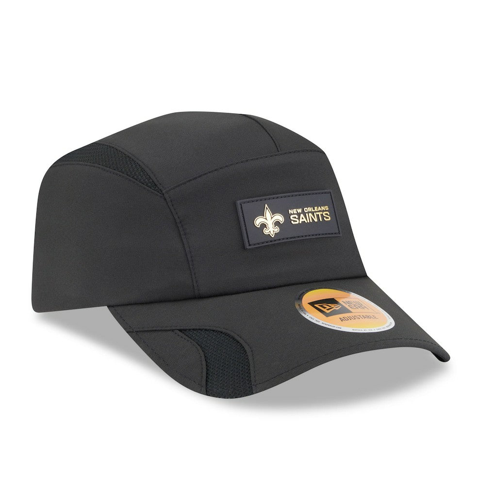 New Orleans Saints New Era 2025 Sideline Runner Adjustable Hat