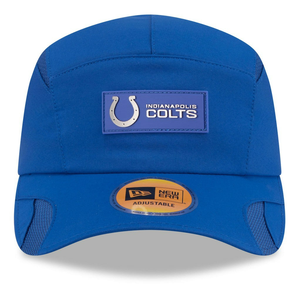 Indianapolis Colts New Era 2025 Sideline Runner Adjustable Hat