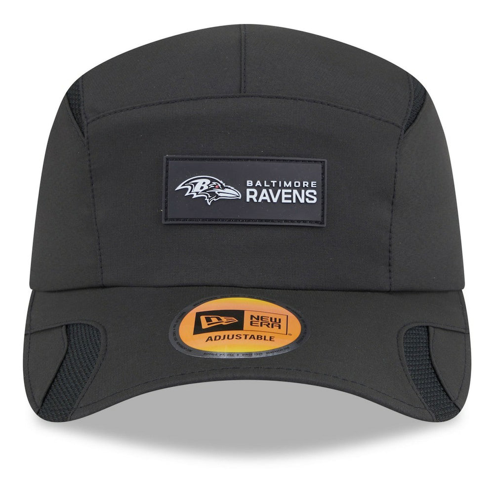Baltimore Ravens New Era 2025 Sideline Runner Adjustable Hat