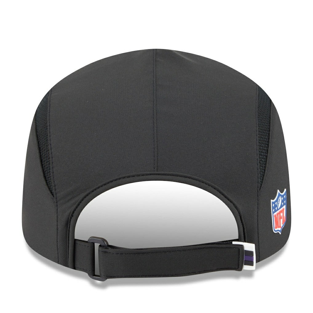 Baltimore Ravens New Era 2025 Sideline Runner Adjustable Hat