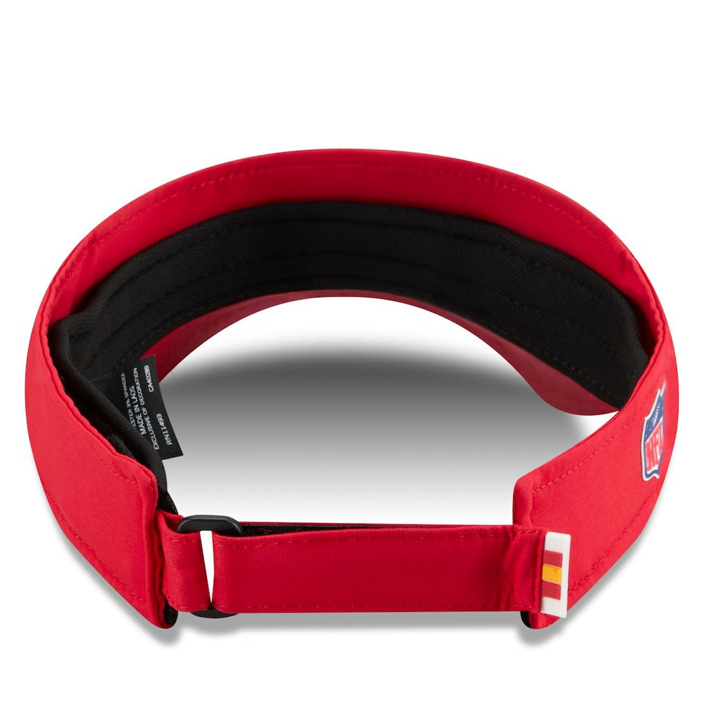 Kansas City Chiefs New Era 2025 Sideline Visor