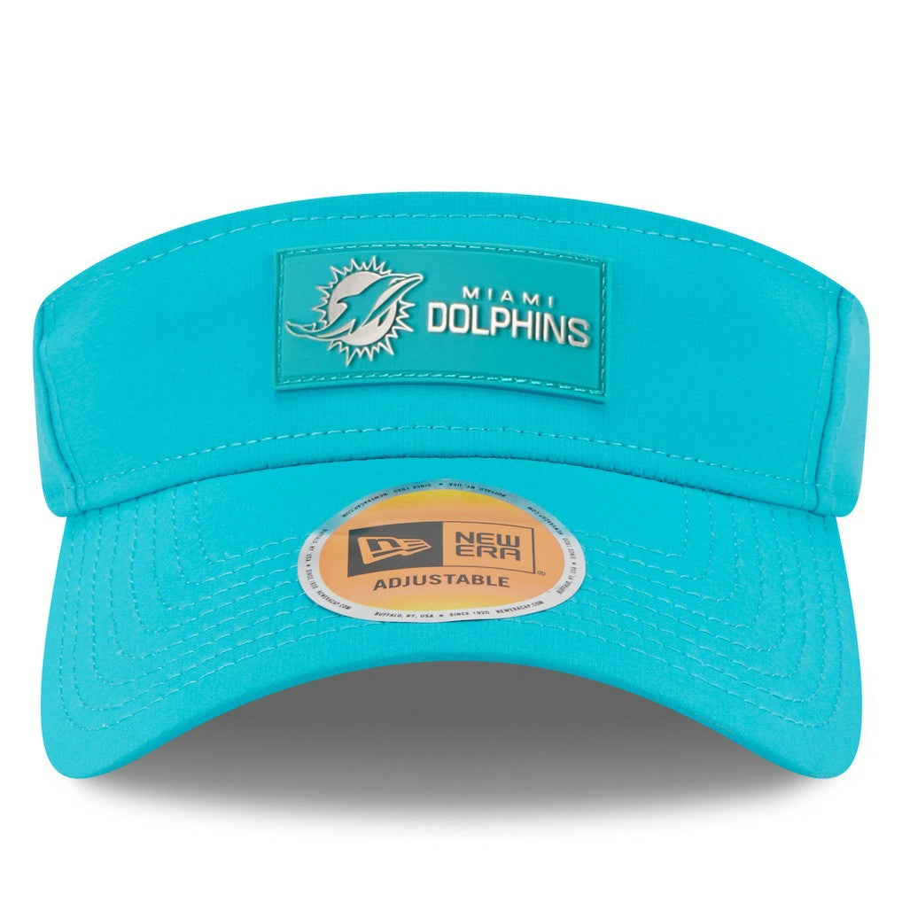 Miami Dolphins New Era 2025 Sideline Visor