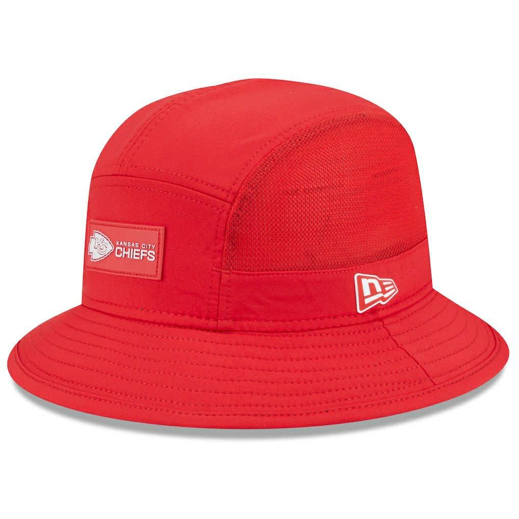 Kansas City Chiefs New Era 2025 Sideline Bucket Hat