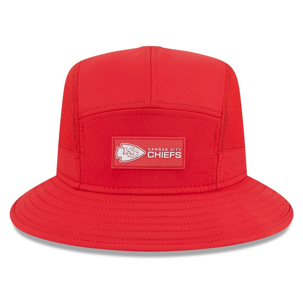 Kansas City Chiefs New Era 2025 Sideline Bucket Hat