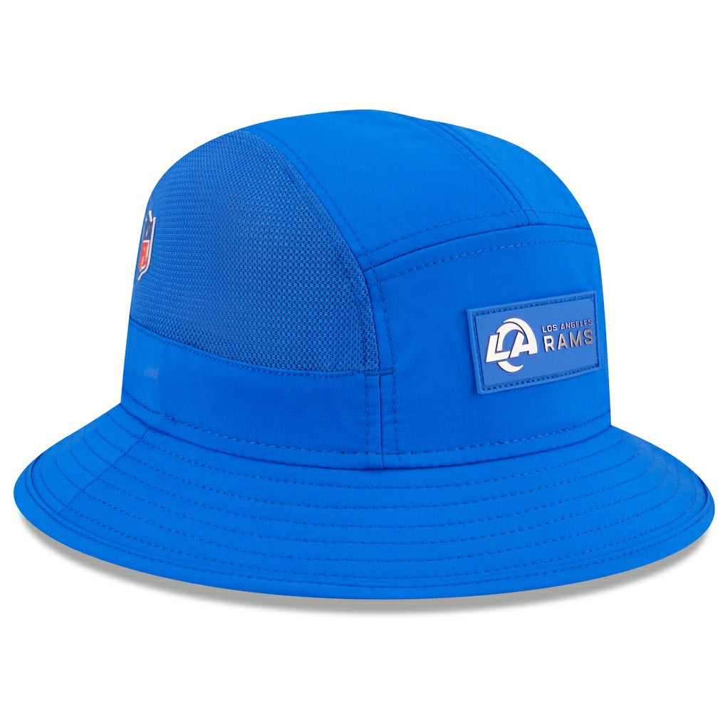 Los Angeles Rams New Era 2025 Sideline Bucket Hat