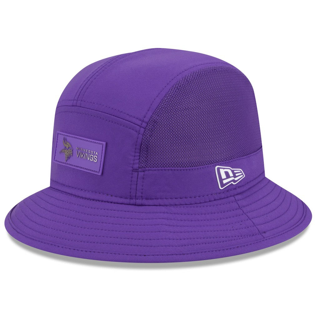 Minnesota Vikings New Era 2025 Sideline Bucket Hat