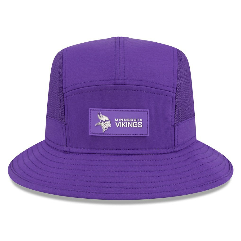 Minnesota Vikings New Era 2025 Sideline Bucket Hat