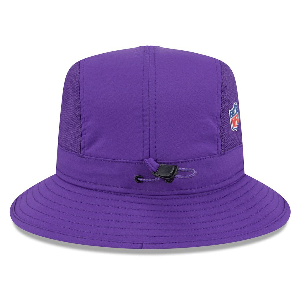 Minnesota Vikings New Era 2025 Sideline Bucket Hat