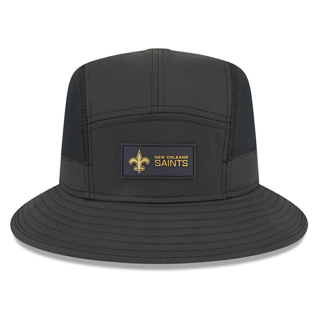 New Orleans Saints New Era 2025 Sideline Bucket Hat