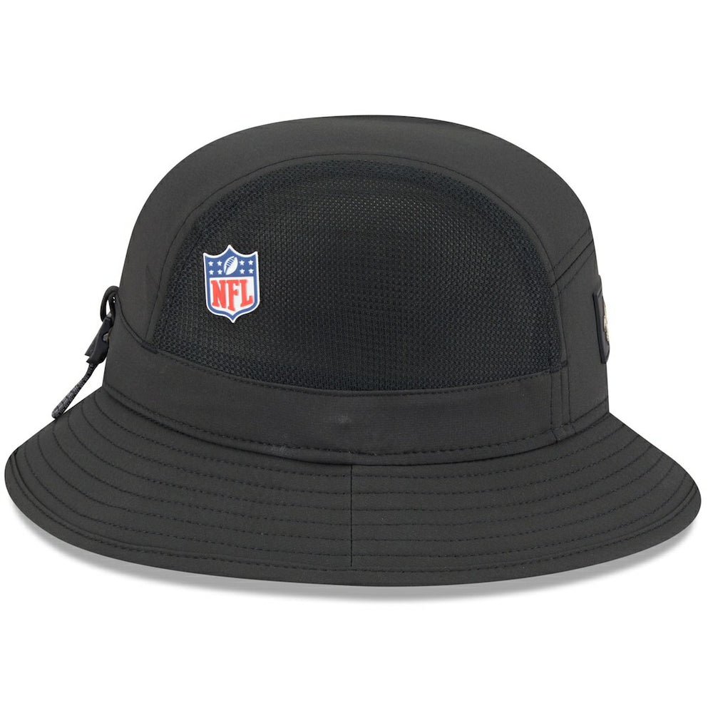 New Orleans Saints New Era 2025 Sideline Bucket Hat