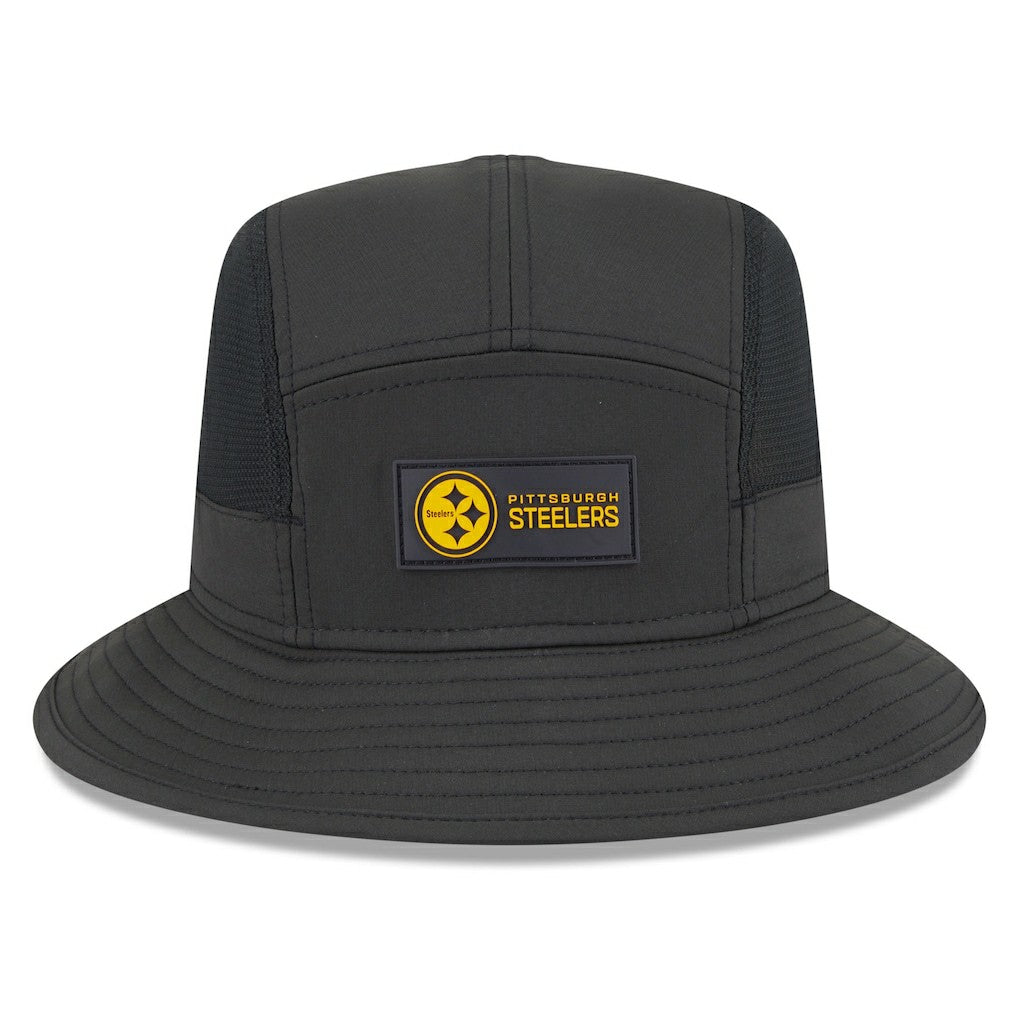 Pittsburgh Steelers New Era 2025 Sideline Bucket Hat