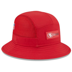 San Francisco 49ers New Era 2025 Sideline Bucket Hat