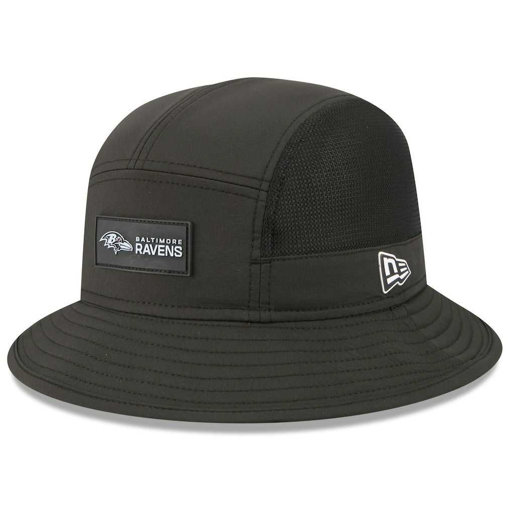 Baltimore Ravens New Era 2025 Sideline Bucket Hat