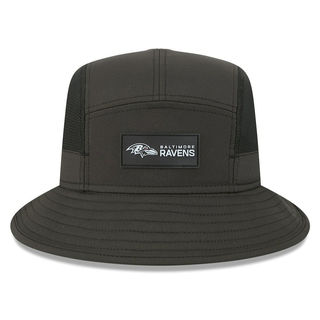 Baltimore Ravens New Era 2025 Sideline Bucket Hat