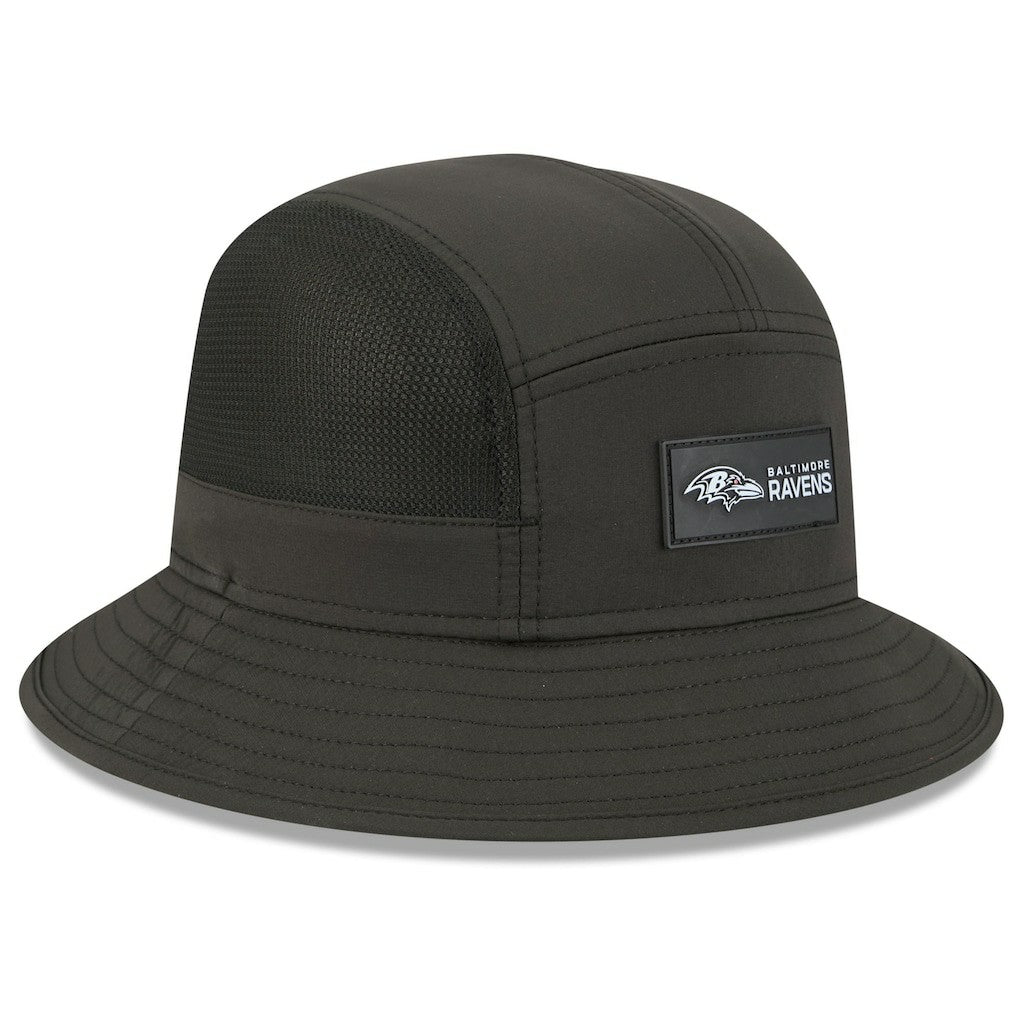 Baltimore Ravens New Era 2025 Sideline Bucket Hat