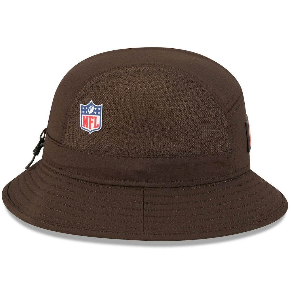 Cleveland Browns New Era 2025 Sideline Bucket Hat