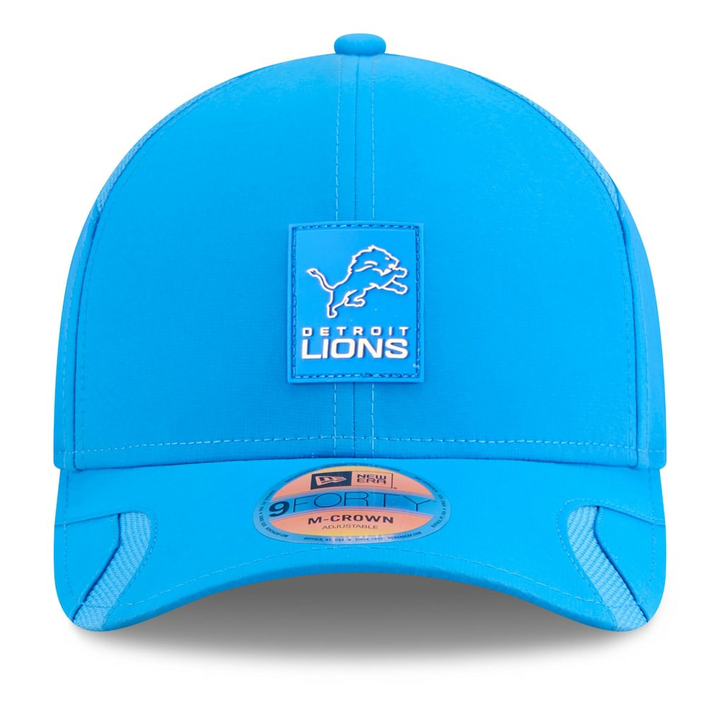 Detroit Lions New Era Youth 2025 Sideline 9FORTY Adjustable Hat