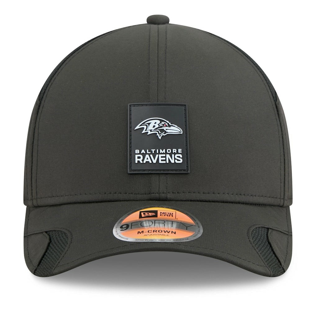 Baltimore Ravens New Era Youth 2025 Sideline 9FORTY Adjustable Hat