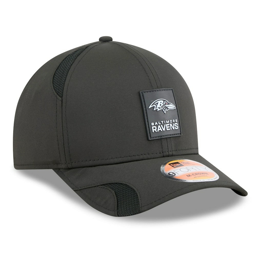 Baltimore Ravens New Era Youth 2025 Sideline 9FORTY Adjustable Hat
