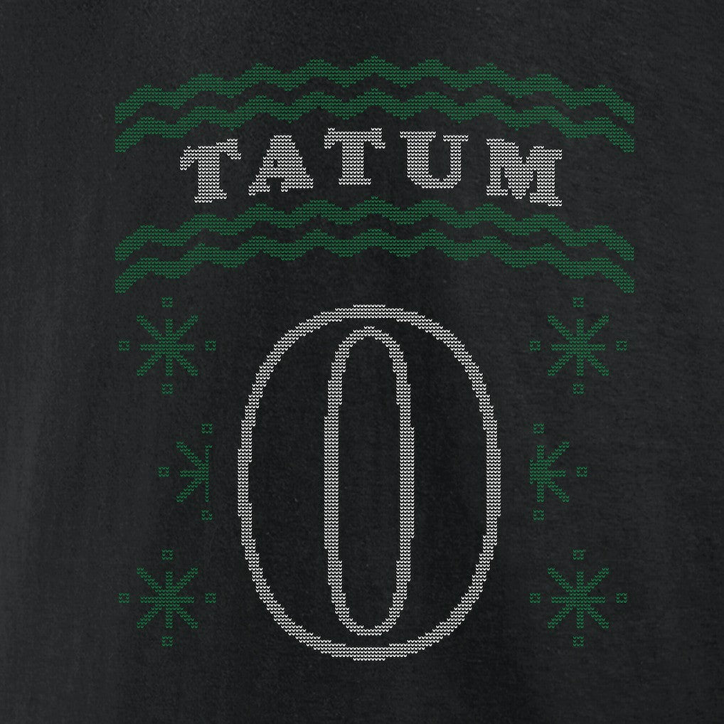 Jayson Tatum Boston Celtics Ugly Sweater Name & Number T-Shirt New