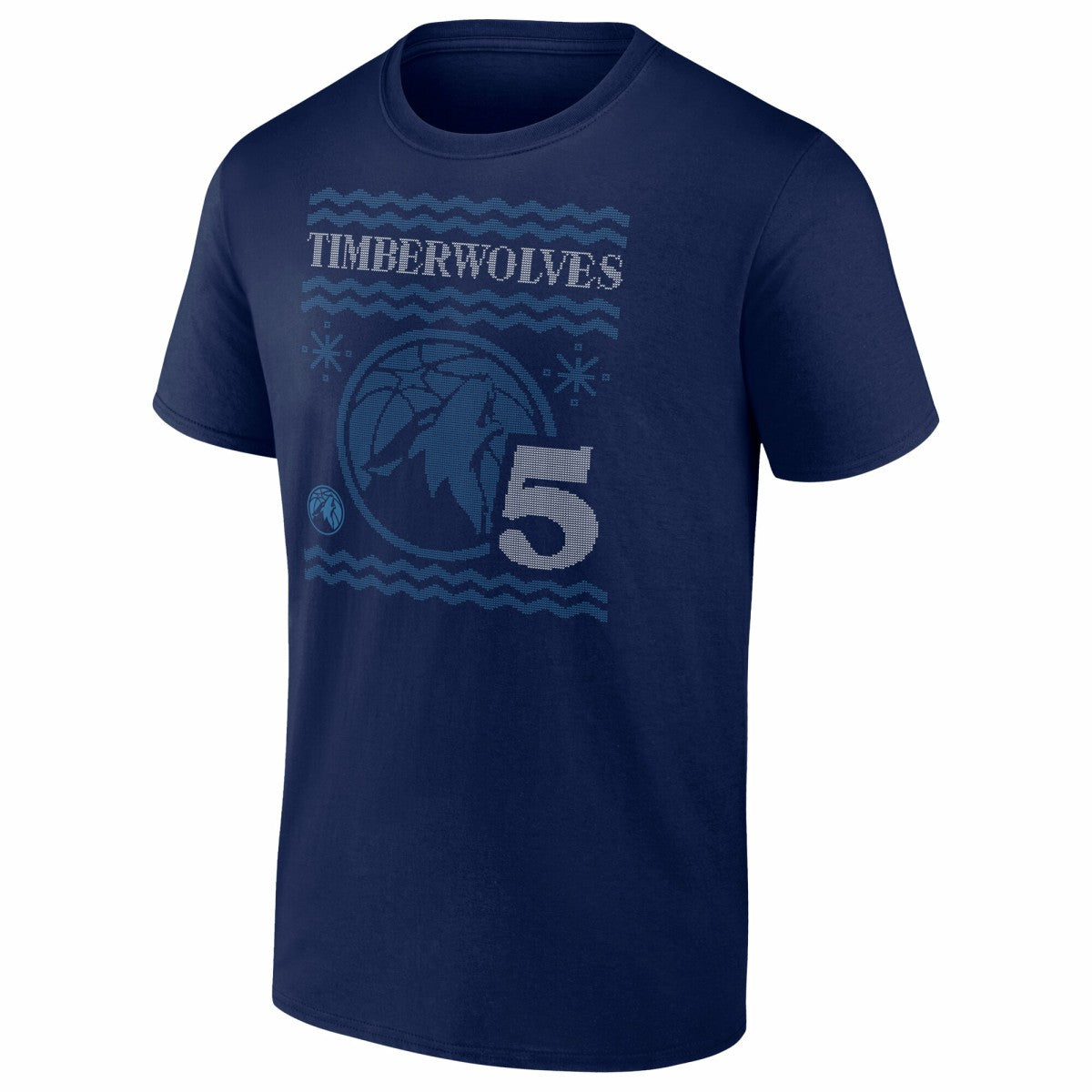 Anthony Edwards Minnesota Timberwolves Ugly Sweater Name & Number T-Shirt Discount