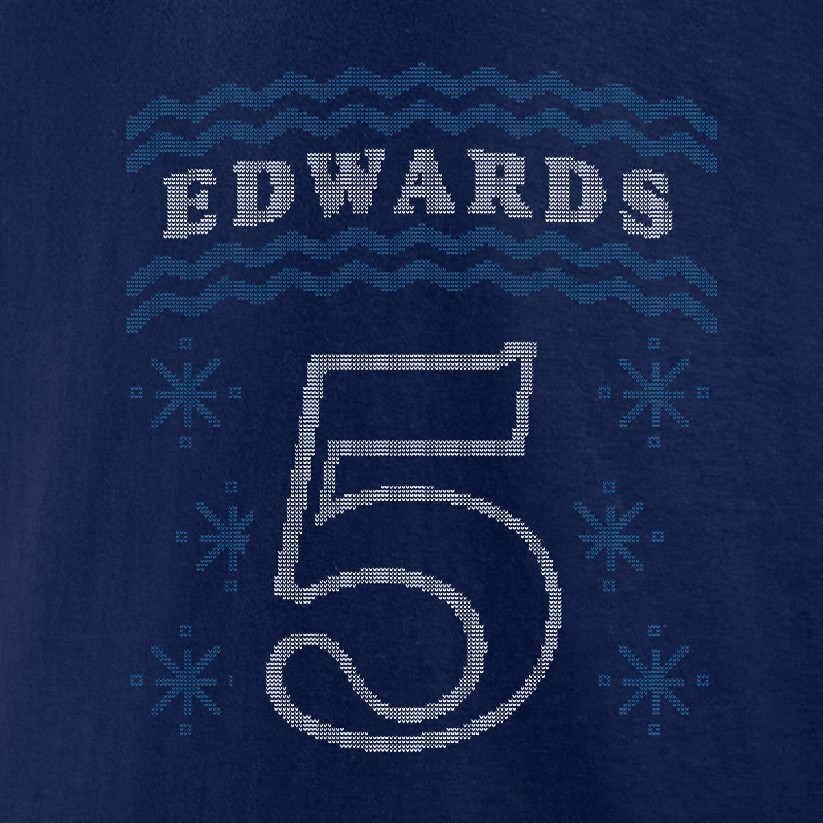 Anthony Edwards Minnesota Timberwolves Ugly Sweater Name & Number T-Shirt Discount