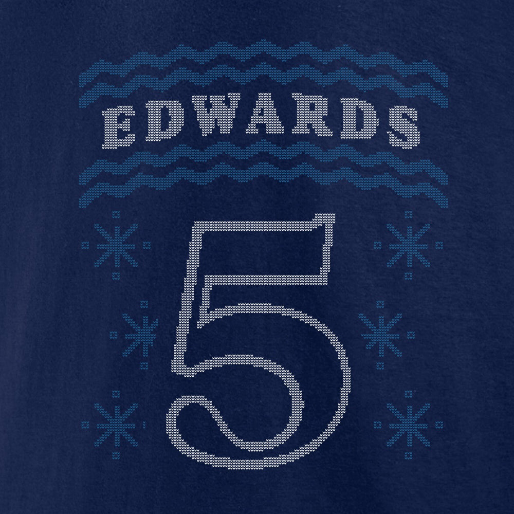 Anthony Edwards Minnesota Timberwolves Ugly Sweater Name & Number T-Shirt Discount
