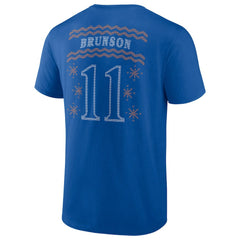 Jalen Brunson New York Knicks Ugly Sweater Name & Number T-Shirt On Sale