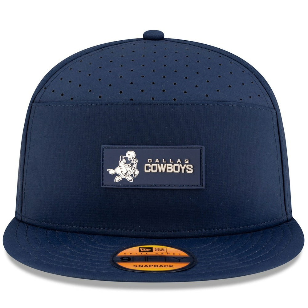 Dallas Cowboys New Era 2025 Sideline Throwback Split Panel 9FIFTY Snapback Hat