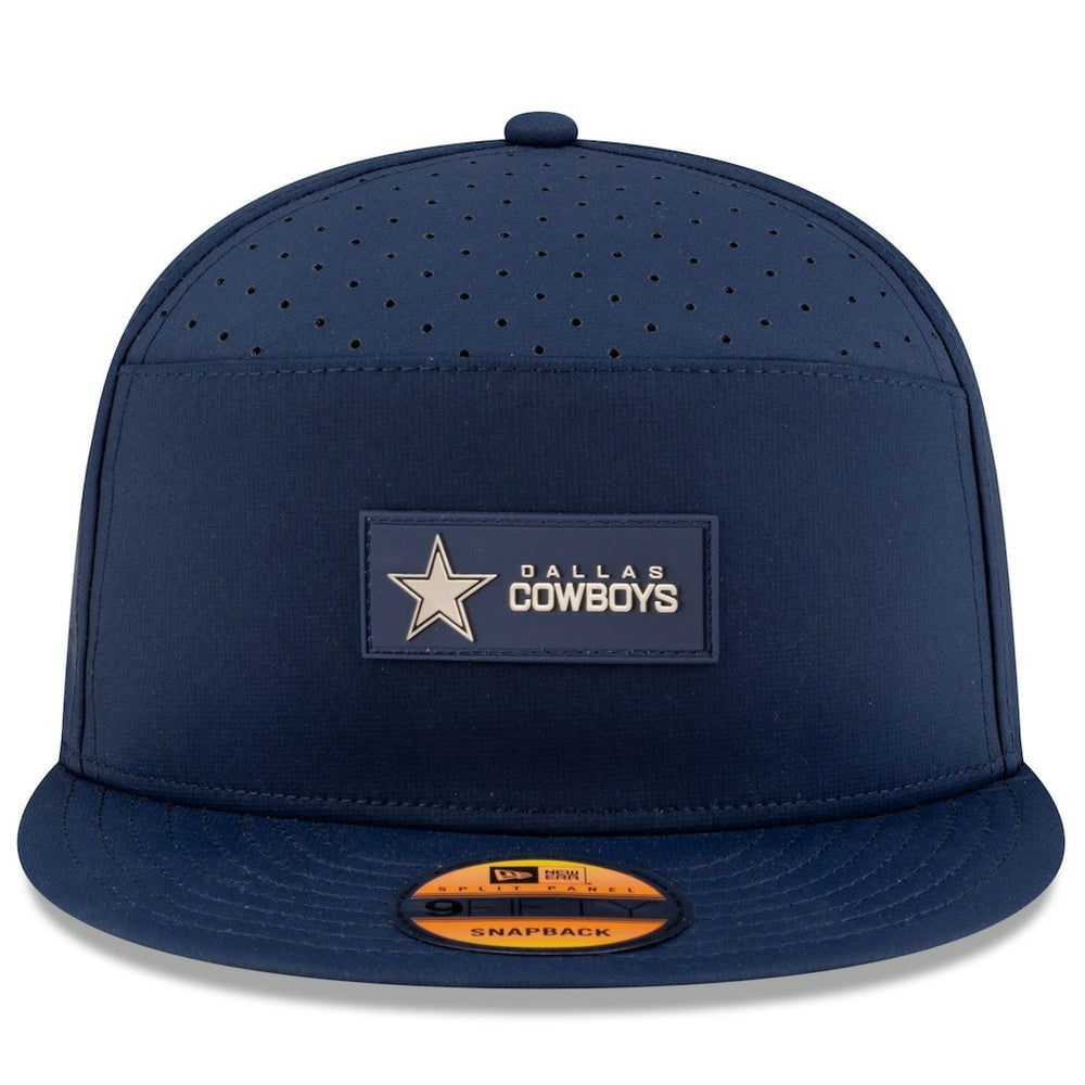 Dallas Cowboys New Era 2025 Sideline Split Panel 9FIFTY Snapback Hat