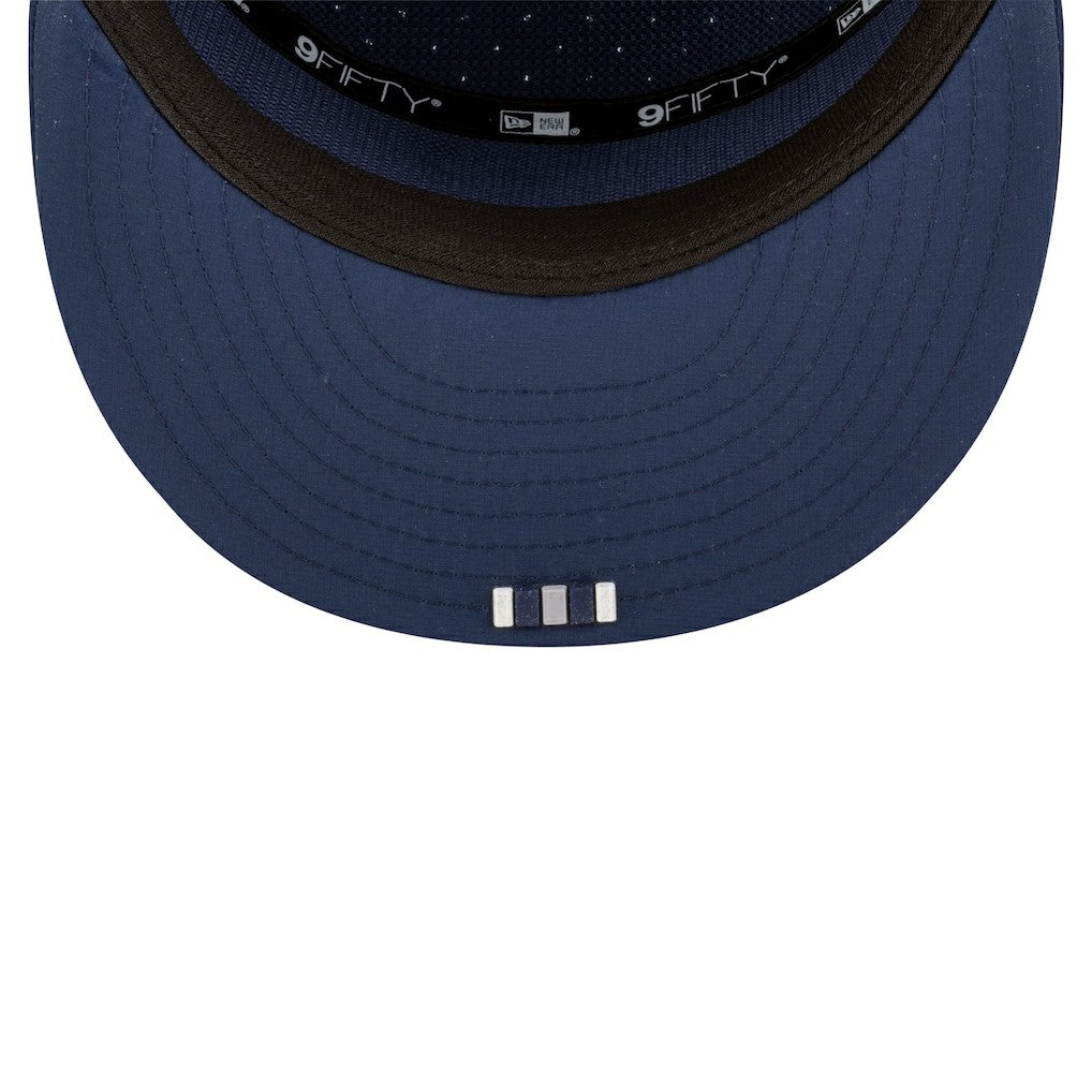 Dallas Cowboys New Era 2025 Sideline Split Panel 9FIFTY Snapback Hat