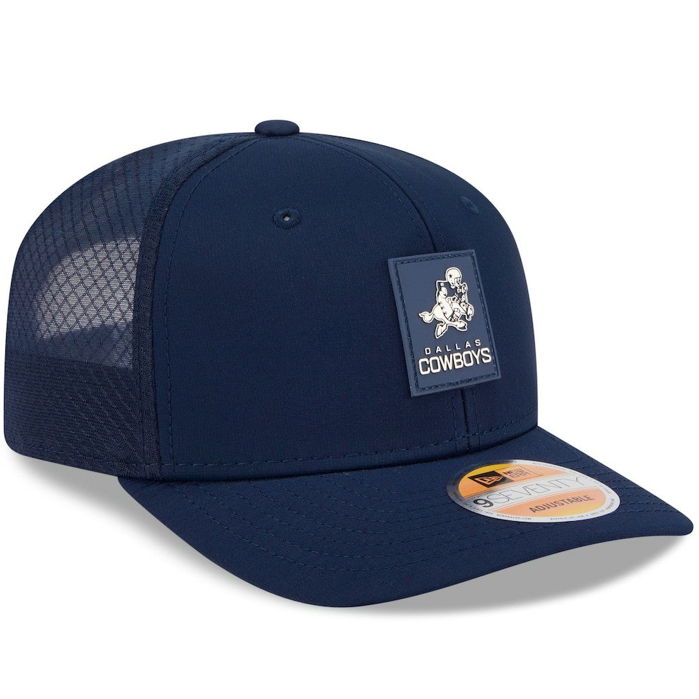 Dallas Cowboys New Era 2025 Sideline Throwback 9SEVENTY Trucker Adjustable Hat