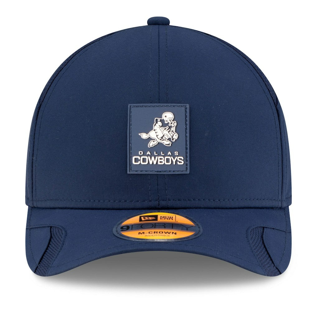 Dallas Cowboys New Era 2025 Sideline Throwback M-Crown 9FORTY Adjustable Hat